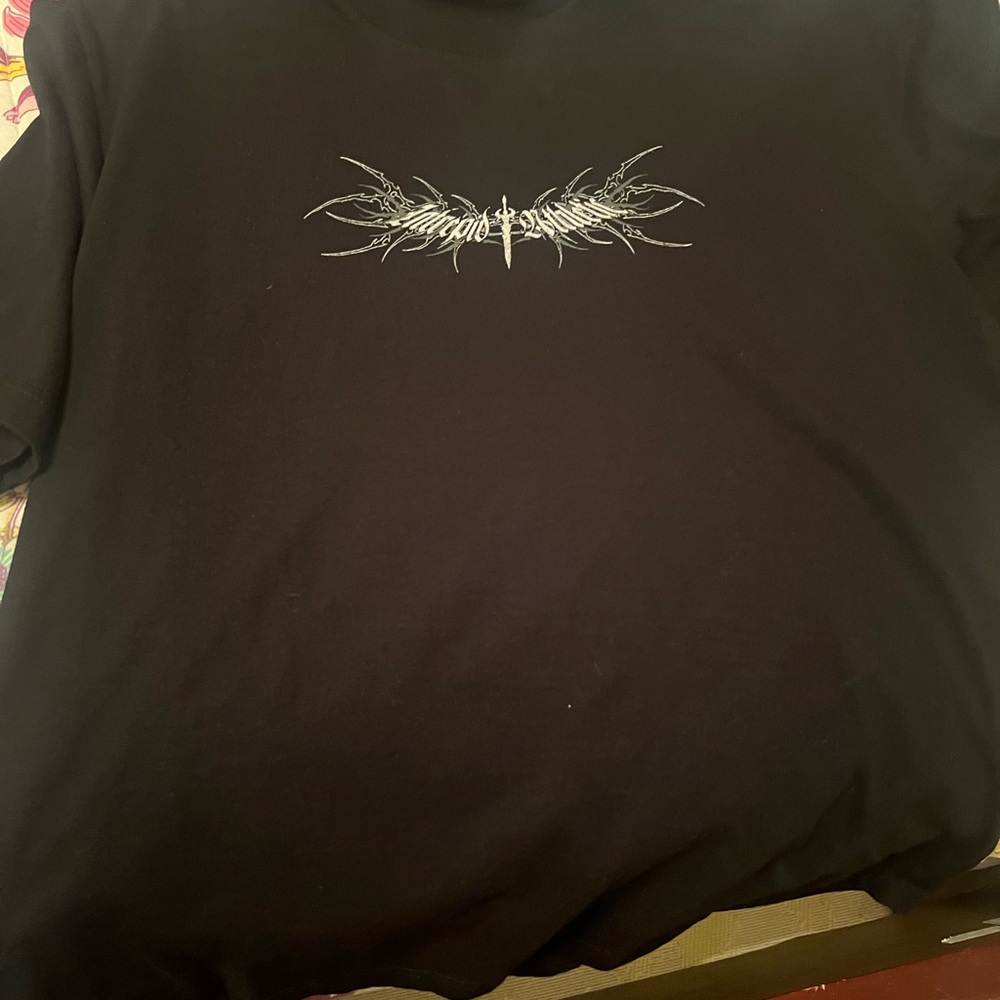 Black Graphic Men's Shirt